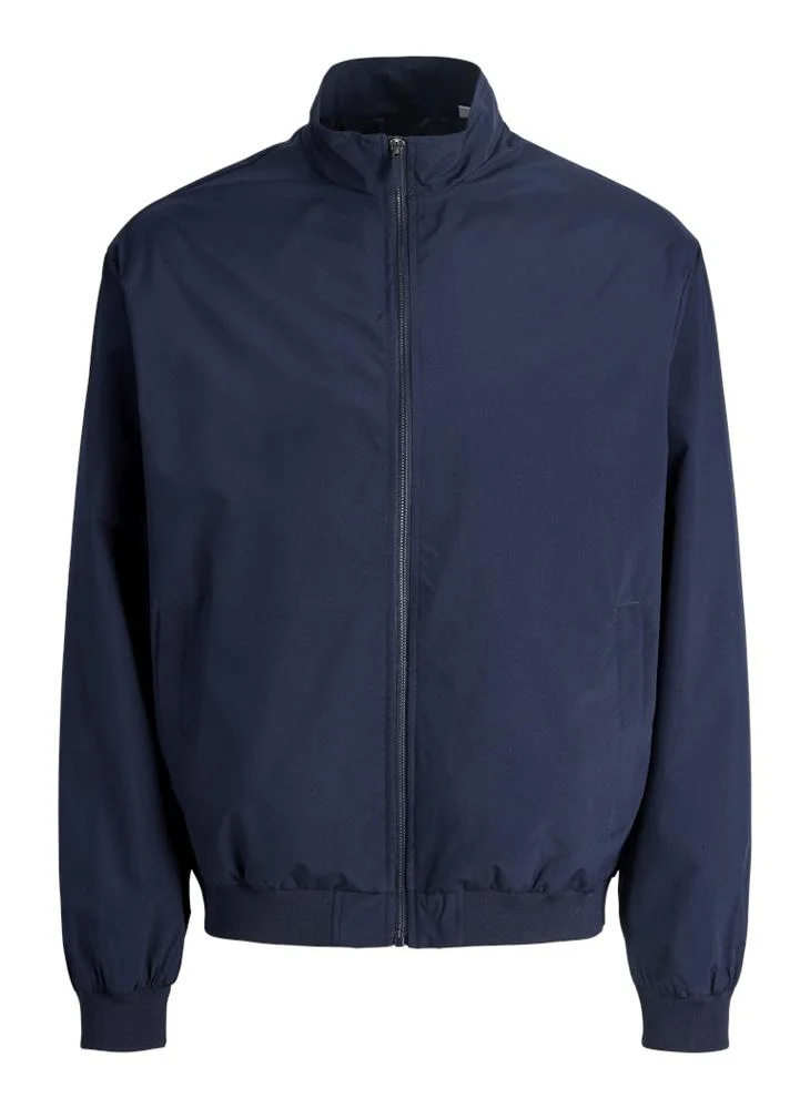 JACK & JONES  solid zip through bomber jacket for Men | Best Price UAE